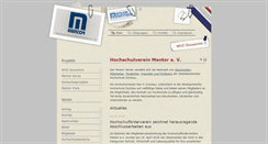 Desktop Screenshot of mentor-zwickau.de